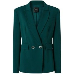 Pinko Double-Breasted Cady Blazer With Metal Buttons - NWT